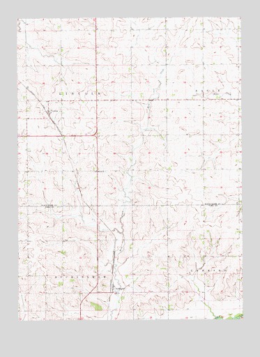 Buckingham, IA USGS Topographic Map