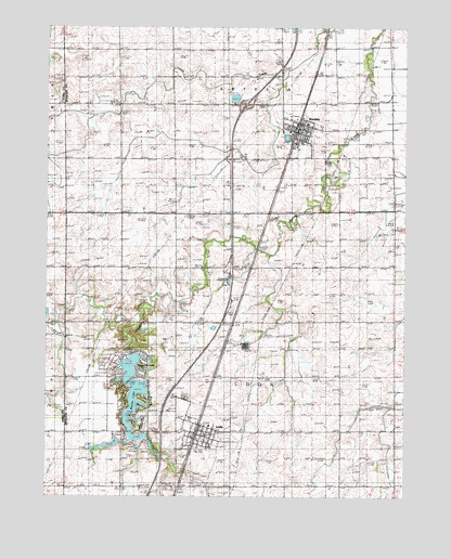 Buckley, IL USGS Topographic Map