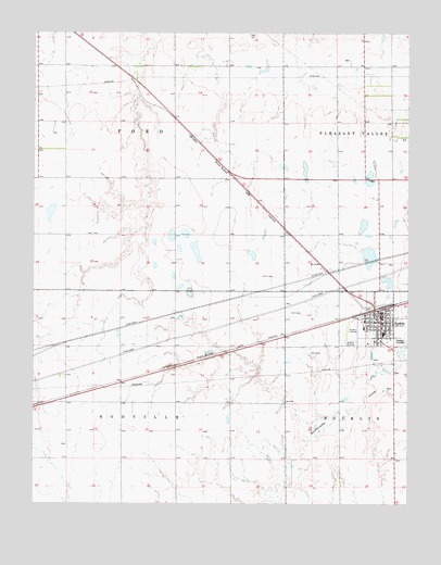 Bucklin, KS USGS Topographic Map