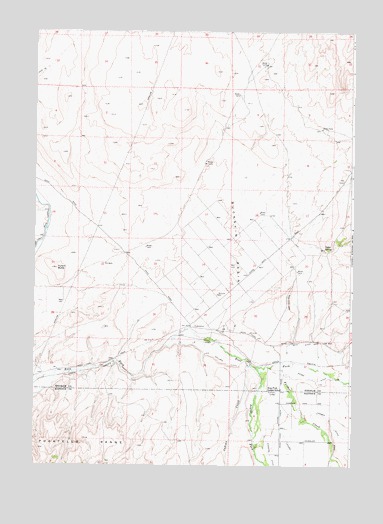 Buckskin Basin, ID USGS Topographic Map