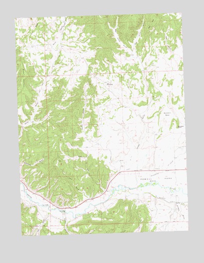 Buckskin Point, CO USGS Topographic Map