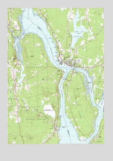 Bucksport, ME USGS Topographic Map