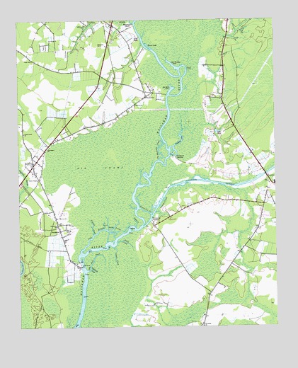 Bucksville, SC USGS Topographic Map