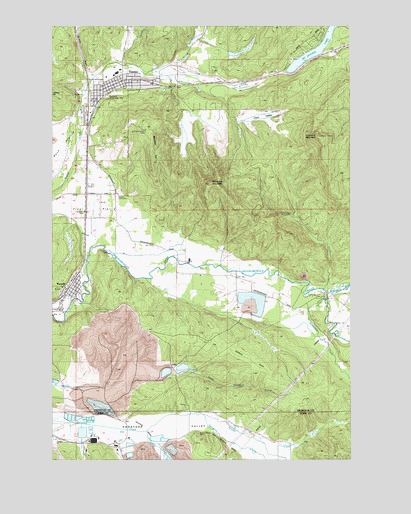 Bucoda, WA USGS Topographic Map