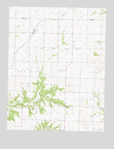 Bucyrus, KS USGS Topographic Map