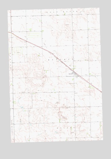 Bucyrus, ND USGS Topographic Map