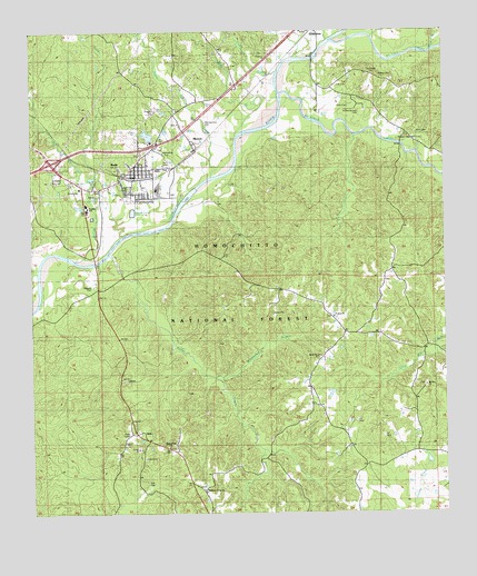 Bude, MS USGS Topographic Map