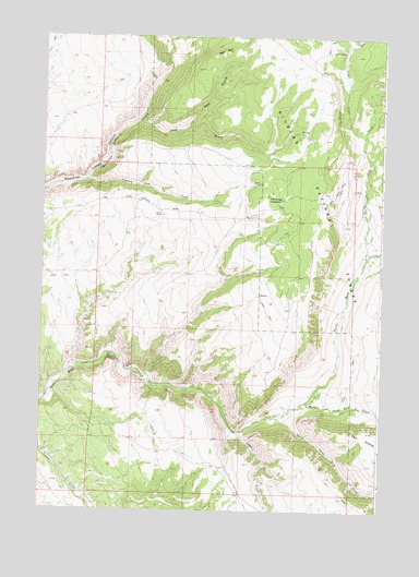 Allen Draw, WY USGS Topographic Map