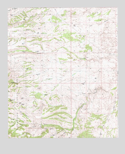 Buehman Canyon, AZ USGS Topographic Map