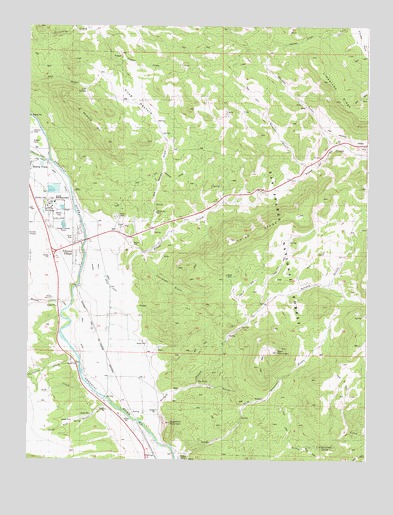 Buena Vista East, CO USGS Topographic Map