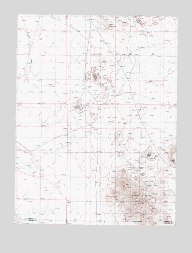 Buena Vista Hills North, NV USGS Topographic Map