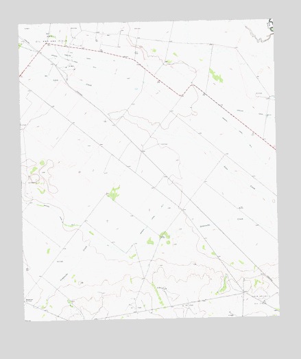 Buena Vista NE, TX USGS Topographic Map