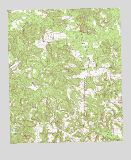 Buena Vista NE, GA USGS Topographic Map
