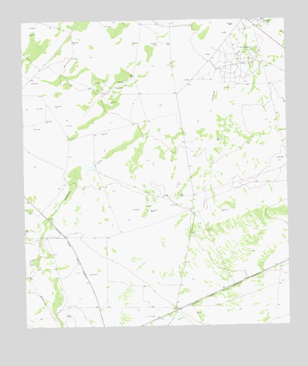 Buena Vista SW, TX USGS Topographic Map