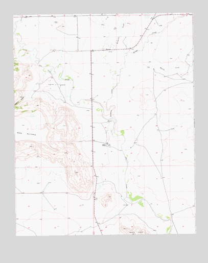 Bueyeros, NM USGS Topographic Map