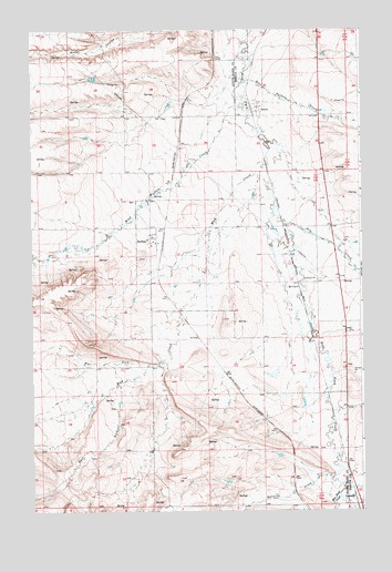 Buffalo, MT USGS Topographic Map