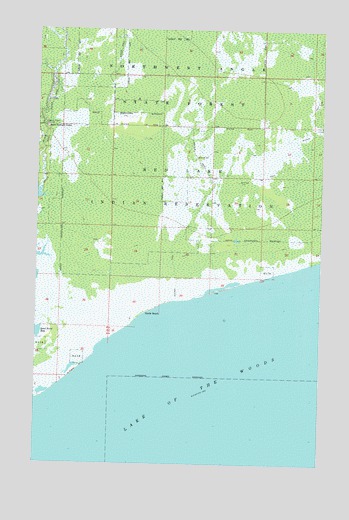 Buffalo Bay NE, MN USGS Topographic Map