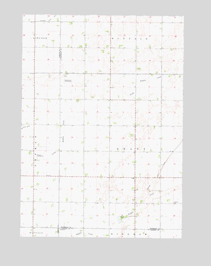 Buffalo Center SW, IA USGS Topographic Map