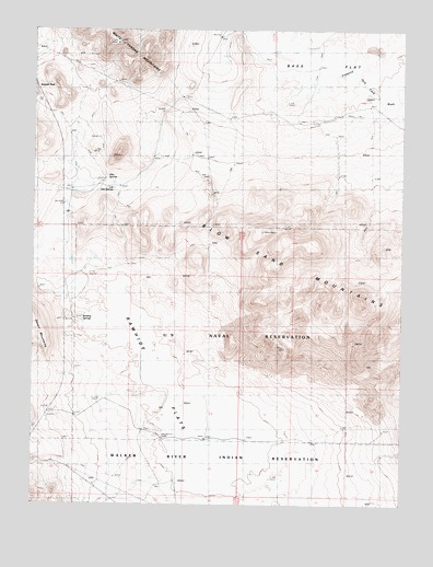 Allen Springs, NV USGS Topographic Map