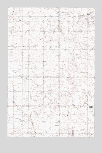 Buffalo Creek, MT USGS Topographic Map