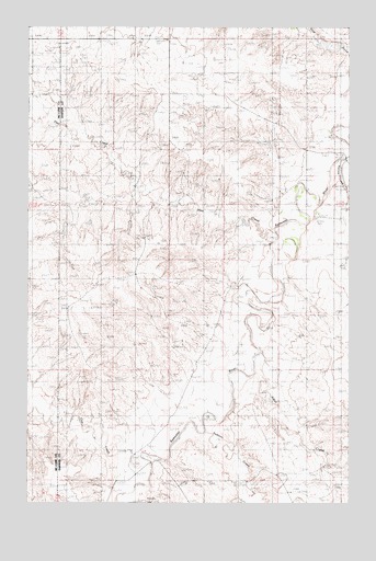Buffalo Creek NE, MT USGS Topographic Map