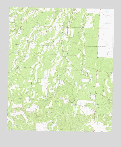Buffalo Draw, TX USGS Topographic Map