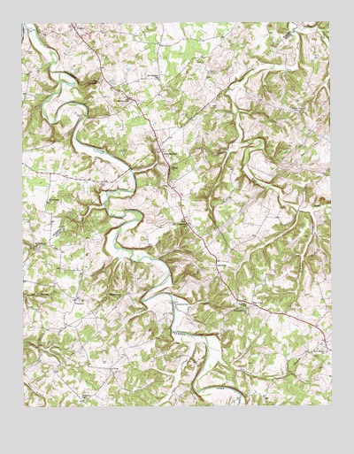 Allen Springs, KY USGS Topographic Map