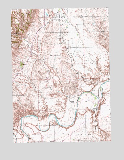 Buffalo Gap, SD USGS Topographic Map