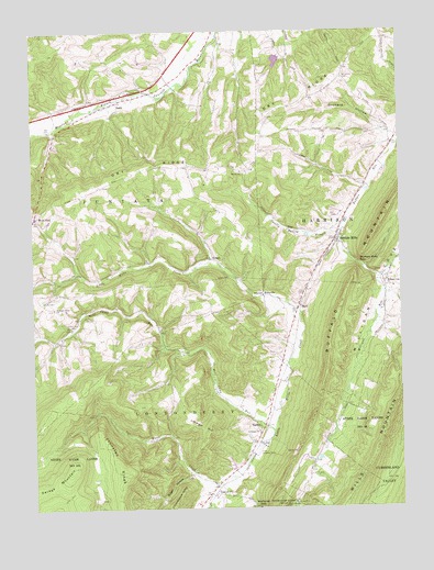Buffalo Mills, PA USGS Topographic Map