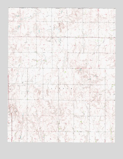 Buffalo NE, OK USGS Topographic Map