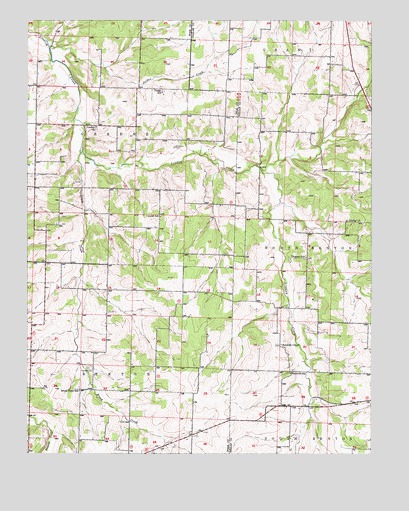 Buffalo NW, MO USGS Topographic Map