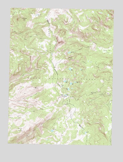 Buffalo Pass, CO USGS Topographic Map