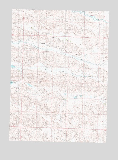 Allen Valley, NE USGS Topographic Map