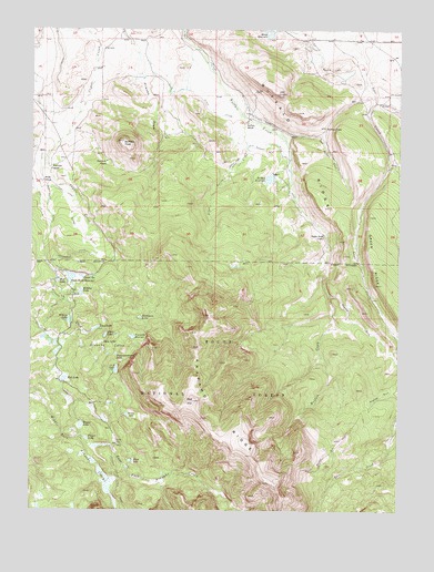 Buffalo Peak, CO USGS Topographic Map