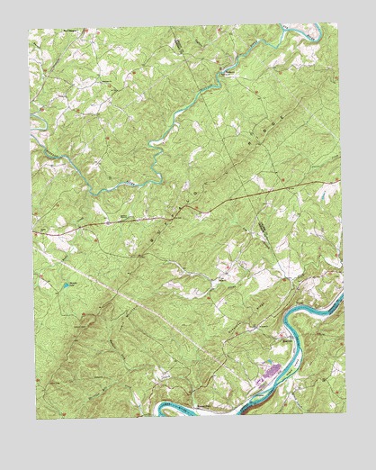 Buffalo Ridge, VA USGS Topographic Map