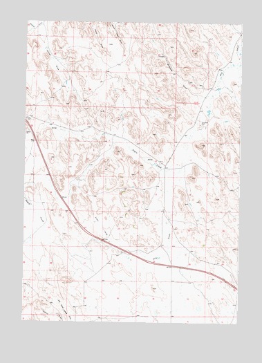 Buffalo SE, WY USGS Topographic Map