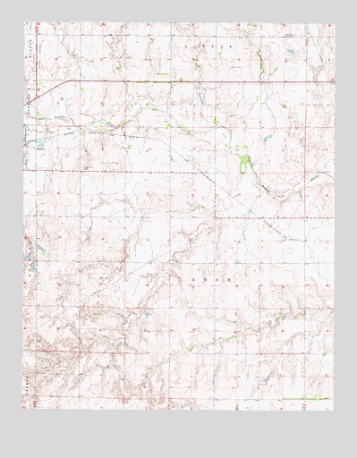 Buffalo SE, OK USGS Topographic Map