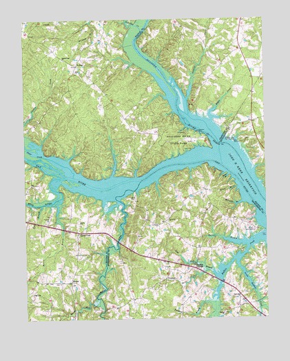 Buffalo Springs, VA USGS Topographic Map