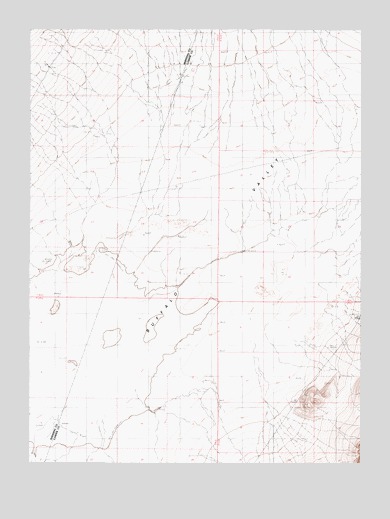 Buffalo Springs NE, NV USGS Topographic Map