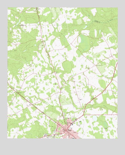 Allendale, SC USGS Topographic Map