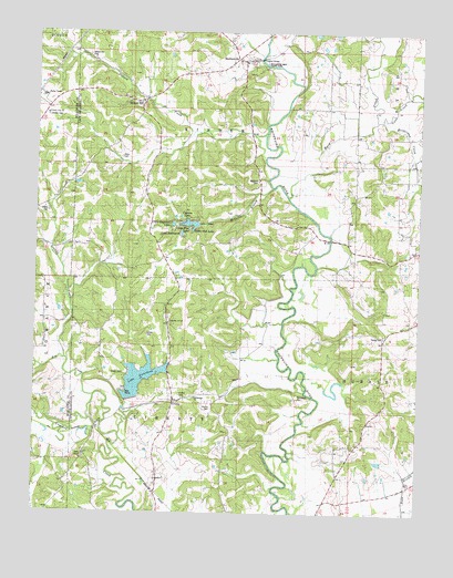 Burfordville, MO USGS Topographic Map