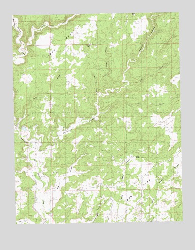 Bug Canyon, UT USGS Topographic Map