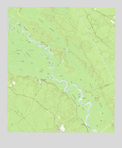 Bug Island, GA USGS Topographic Map