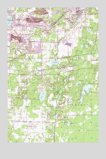 Buhl, MN USGS Topographic Map