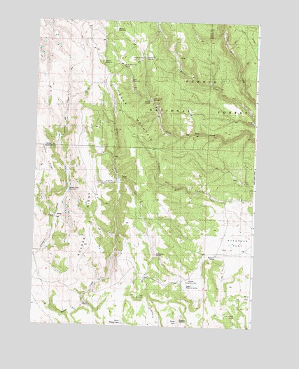 Bulger Ridge, OR USGS Topographic Map