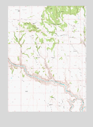 Bull Basin Camp, ID USGS Topographic Map