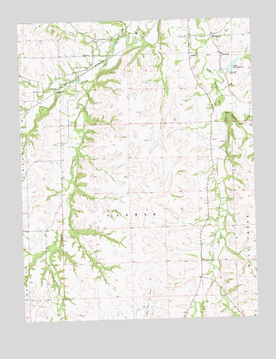 Allendorph, KS USGS Topographic Map