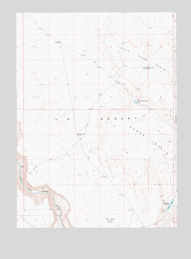 Bull Camp Butte, ID USGS Topographic Map