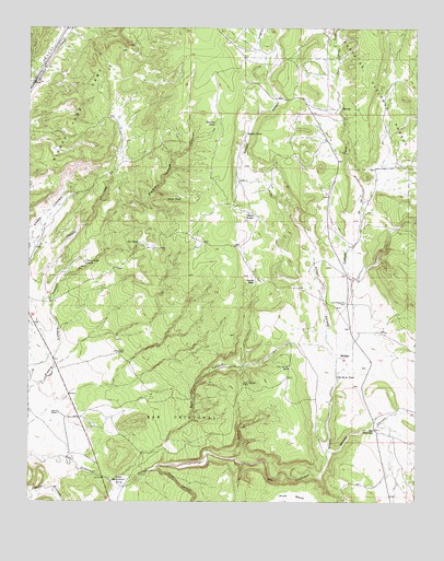 Bull Canyon, NM USGS Topographic Map