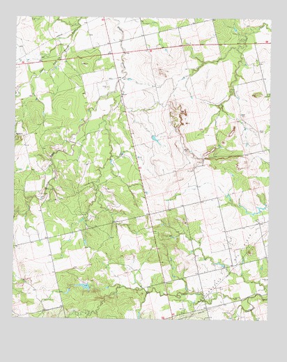 Bull Creek, TX USGS Topographic Map